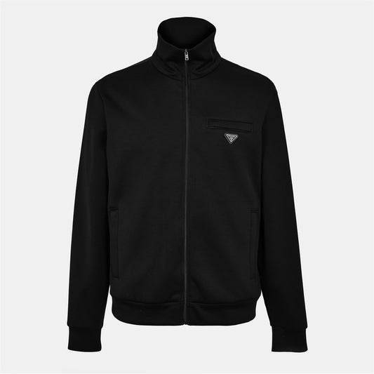 Men's Technical Fabric Relaxed Fit Tracksuit Top