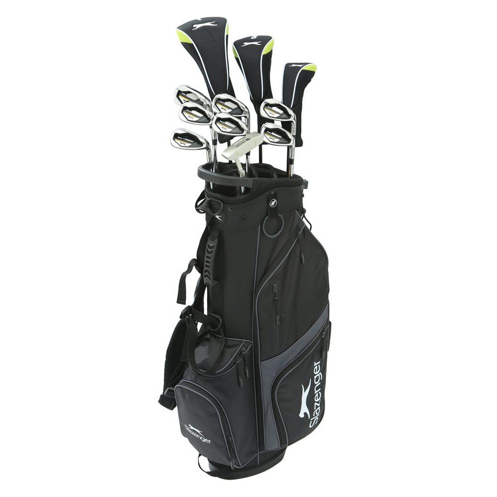 Slazenger VS Golf Club Set with Stand Bag (Graphite and Steel Shaft Combo) Mens