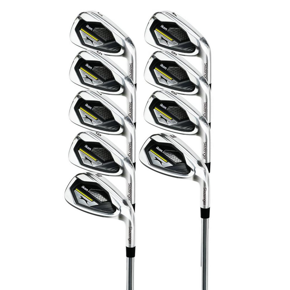 Slazenger VS Golf Club Set with Stand Bag (Graphite and Steel Shaft Combo) Mens