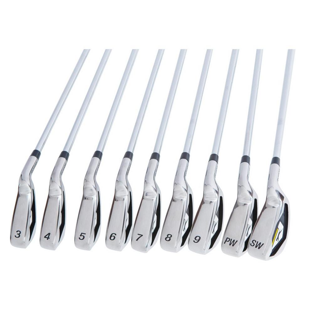 Slazenger VS Golf Club Set with Stand Bag (Graphite and Steel Shaft Combo) Mens