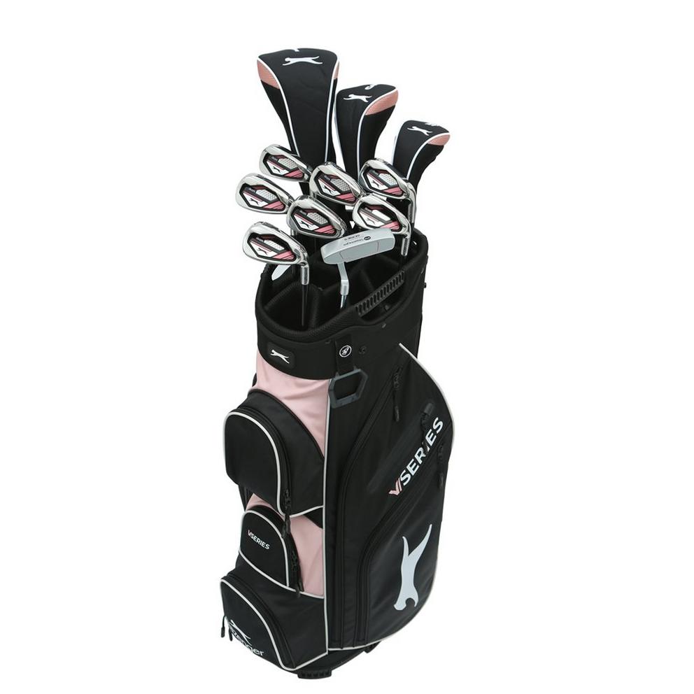 Slazenger VS Graphite Shaft Golf Club Set with Cart Bag Womens