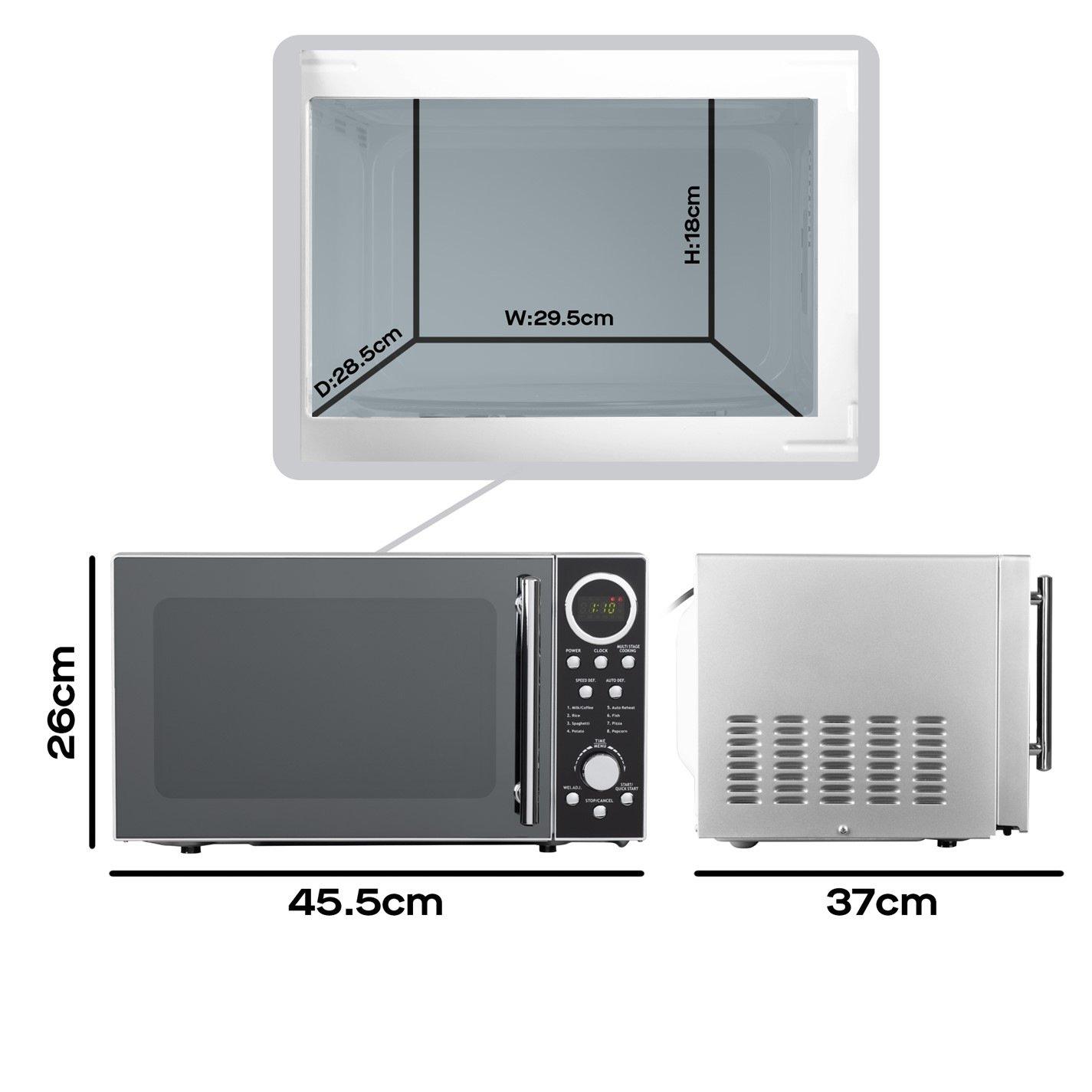 20L Mirrored Microwave