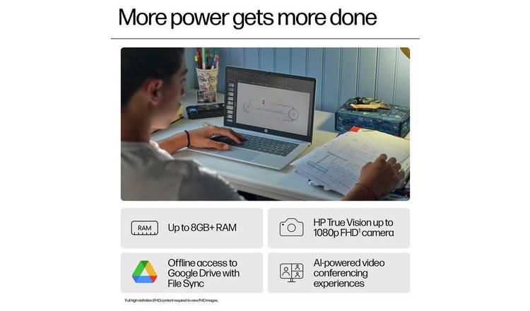 HP 14a-nf0000na 14in i3 8GB 256GB Chromebook Plus - Grey