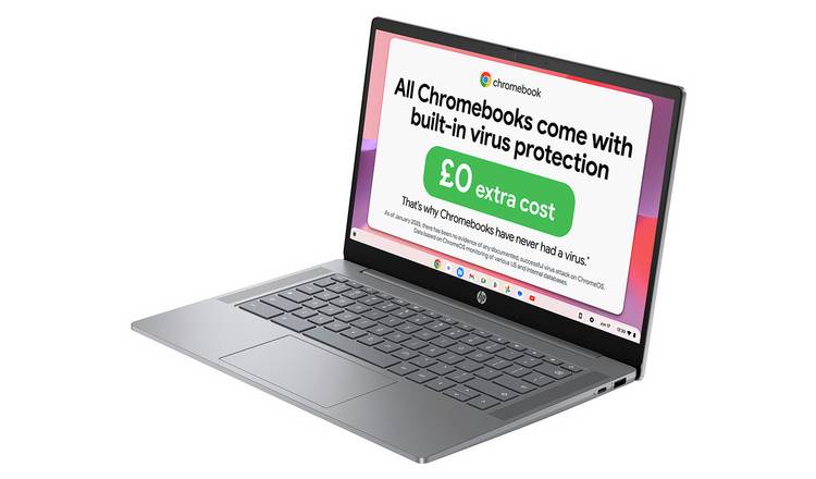 HP 14a-nf0000na 14in i3 8GB 256GB Chromebook Plus - Grey