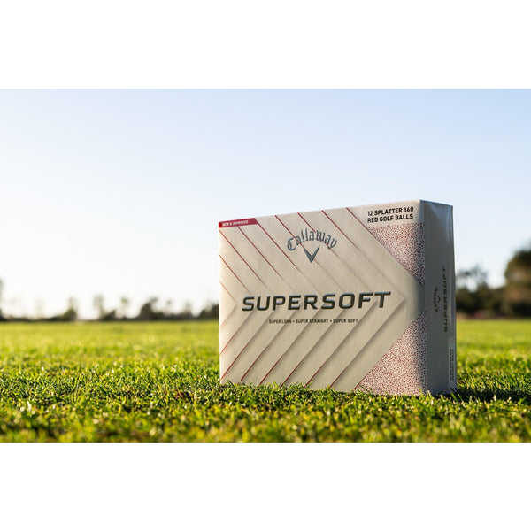 Callaway Men's Supersoft Splatter Golf Balls