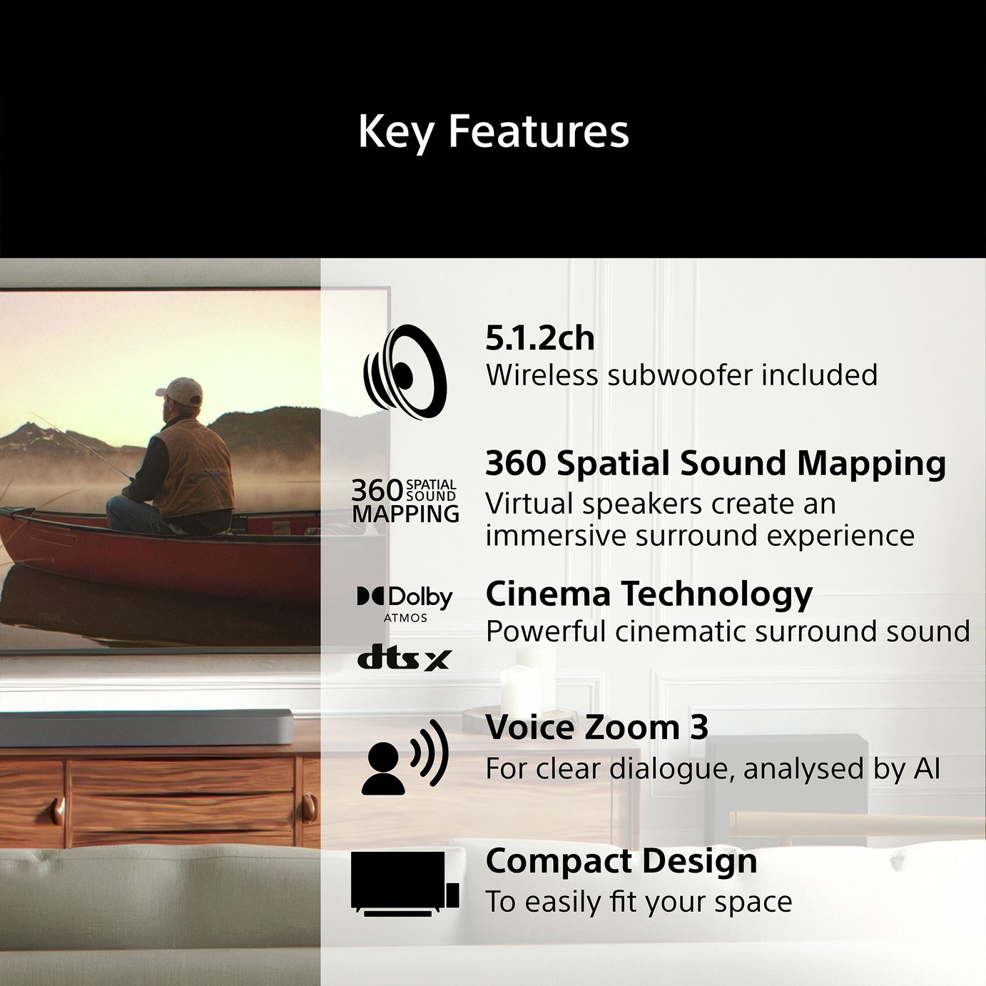 Sony Bravia Theatre Bar 7Ch Soundbar with Subwoofer