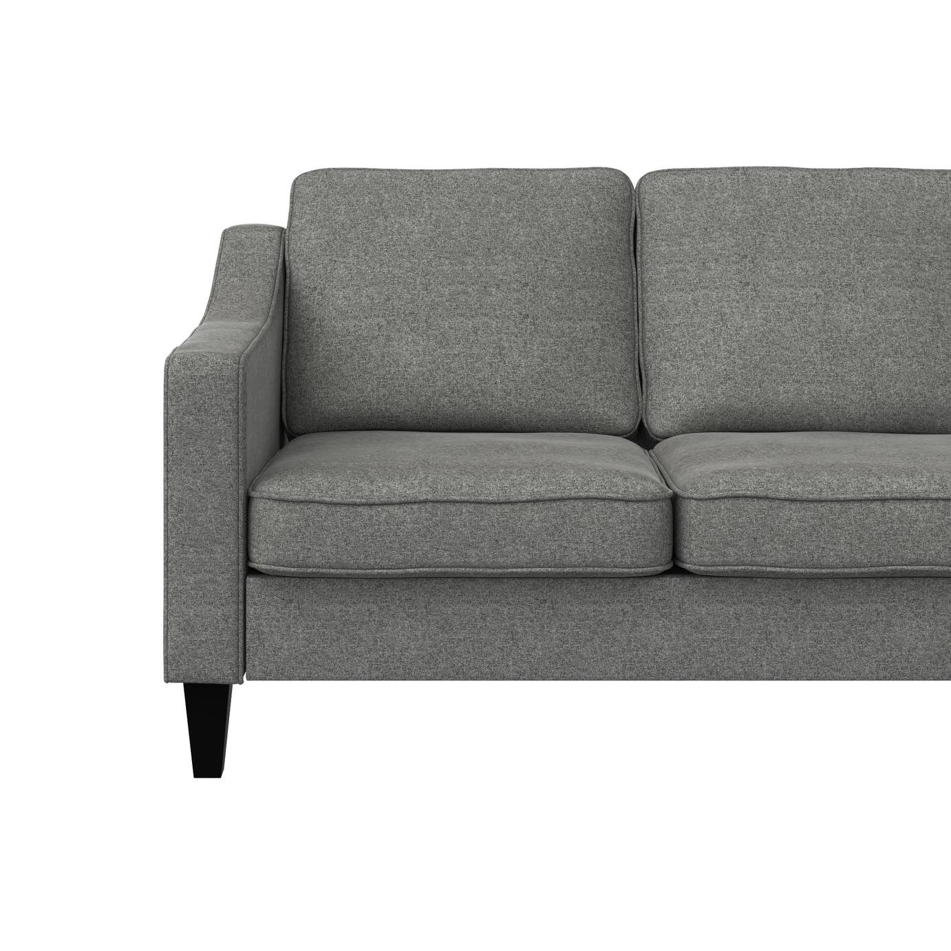 Dorel Brighton Fabric Right Hand Corner Chaise Sofa - Grey