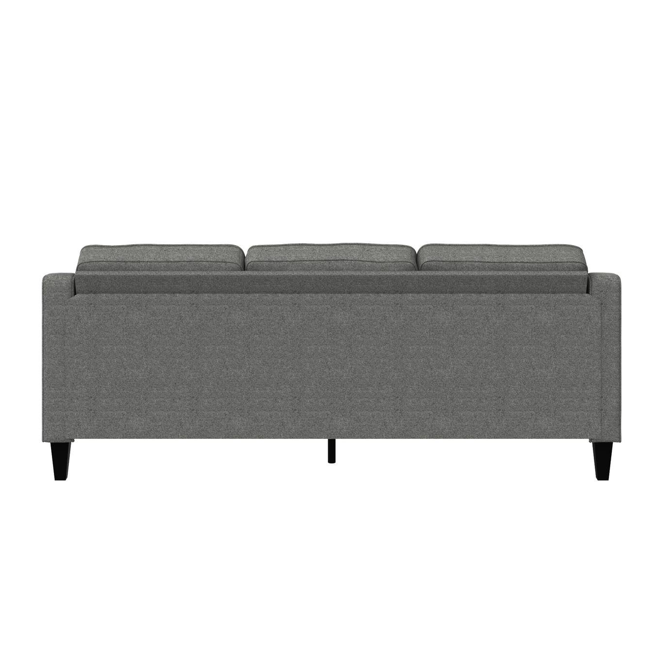 Dorel Brighton Fabric Right Hand Corner Chaise Sofa - Grey