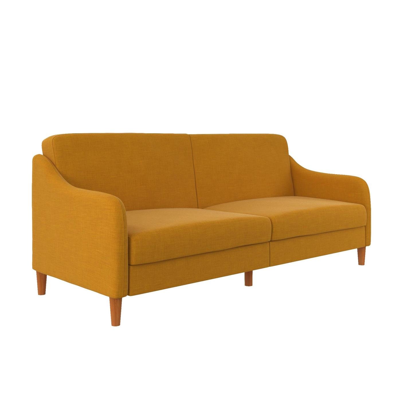Dorel Jasper Linen Coil Clic Clac - Mustard