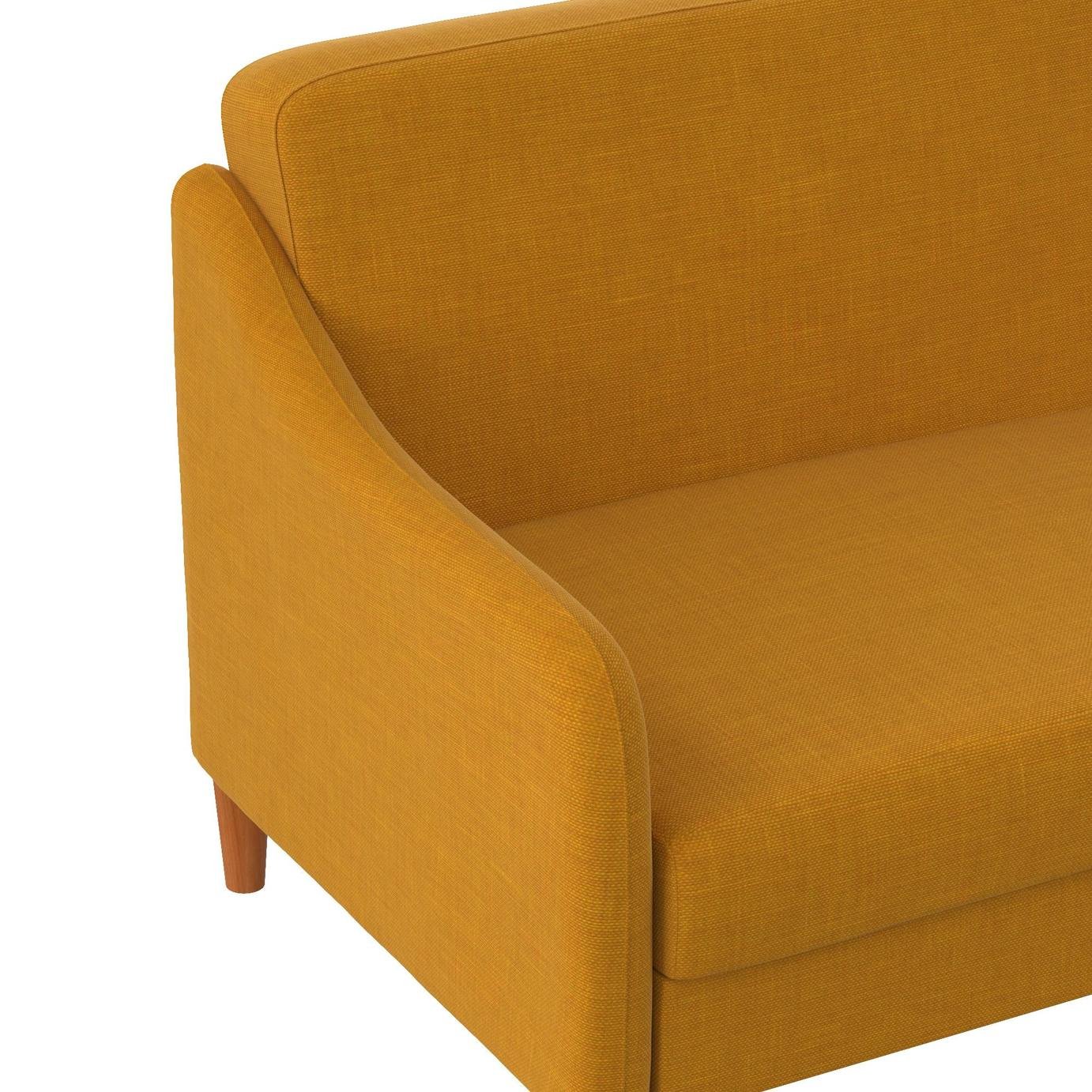 Dorel Jasper Linen Coil Clic Clac - Mustard
