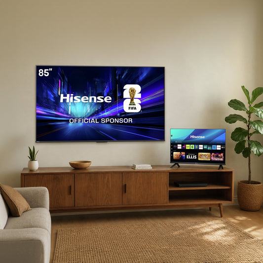 Hisense 85in 85E78QTUKPRO Smart 4K UHD HDR QLED & 32in 32E4QTUK Freely TV Bundle