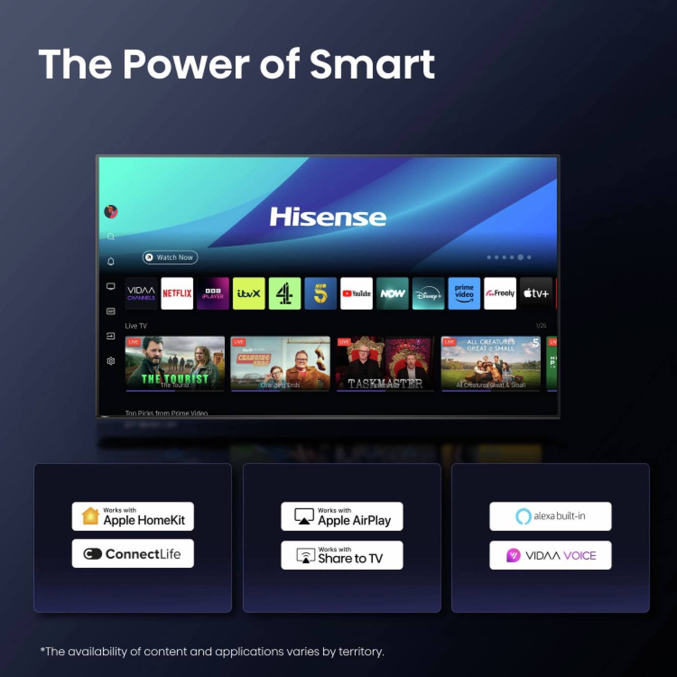 Hisense 85in 85E78QTUKPRO Smart 4K UHD HDR QLED & 32in 32E4QTUK Freely TV Bundle