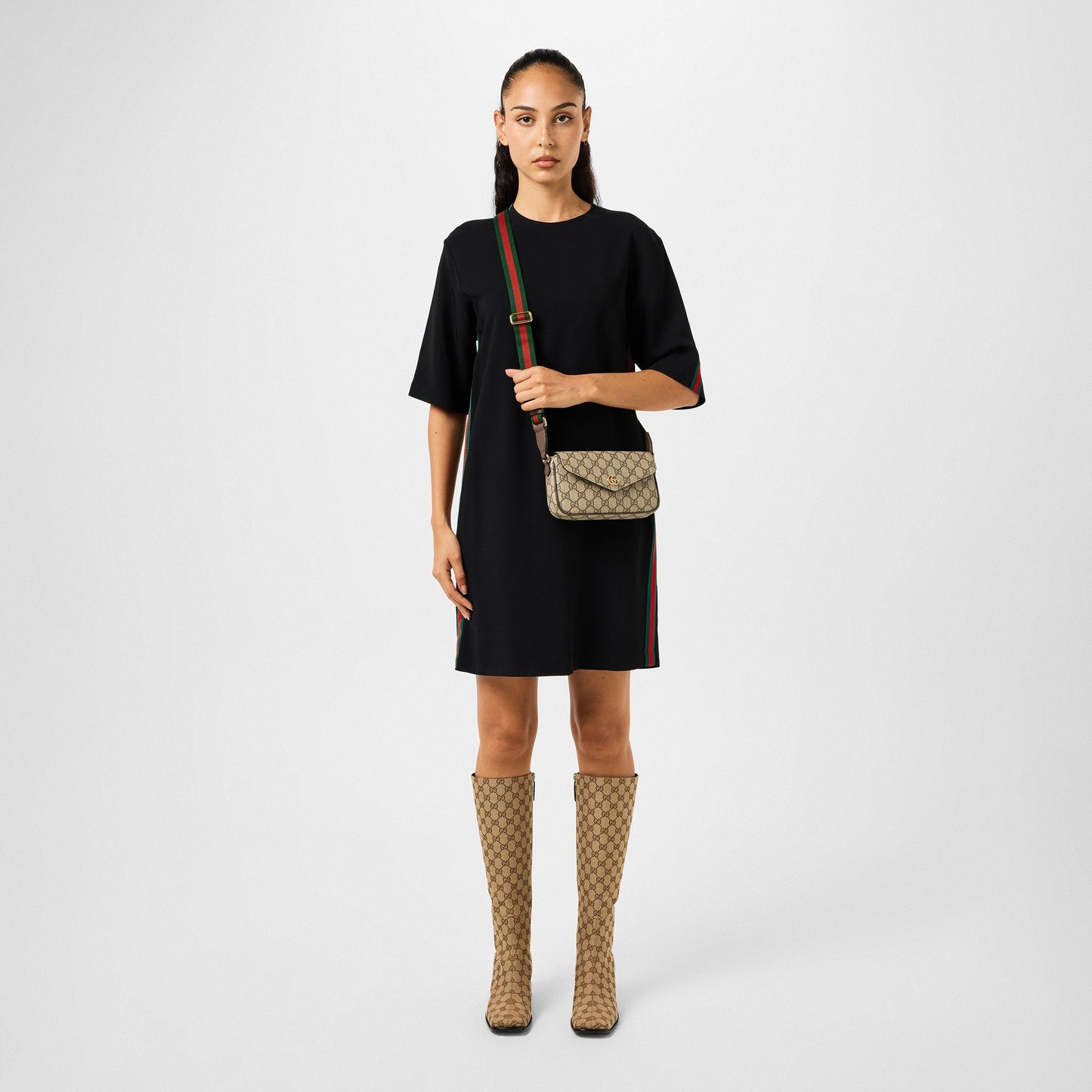 Gucci Women's Logo Cotton Ophidia Mini Bag