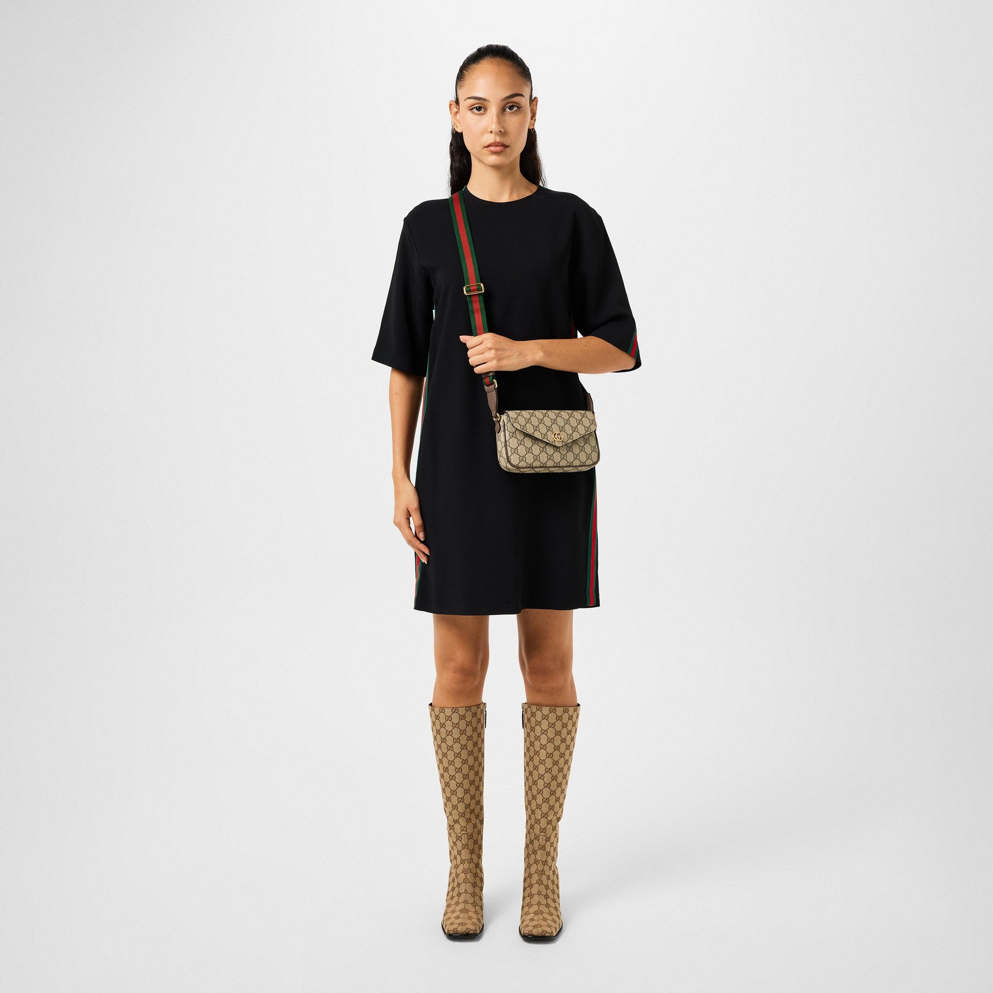 Gucci Women's Logo Cotton Ophidia Mini Bag