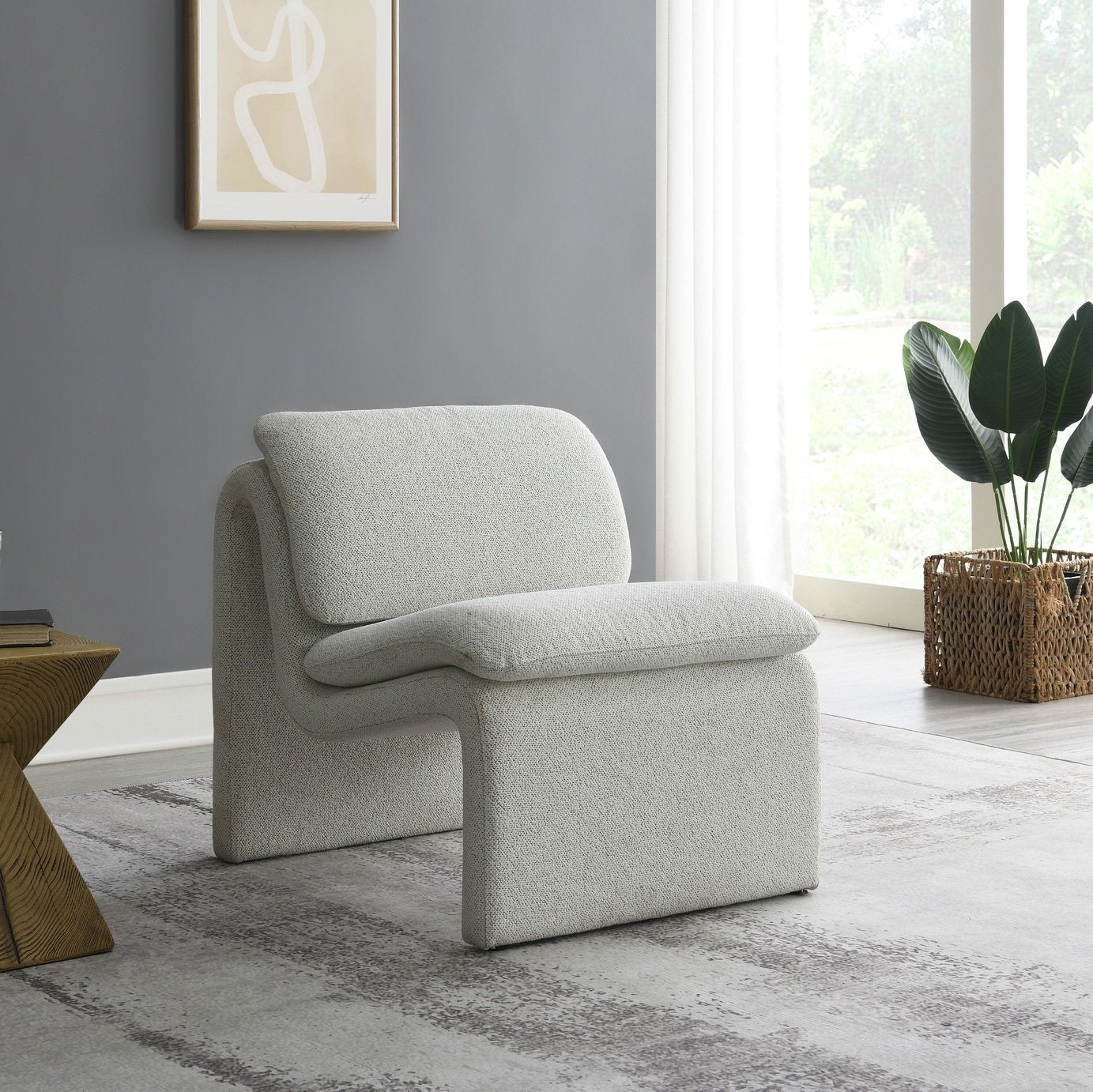 Sofa Source Mimi Accent Chair - Cream