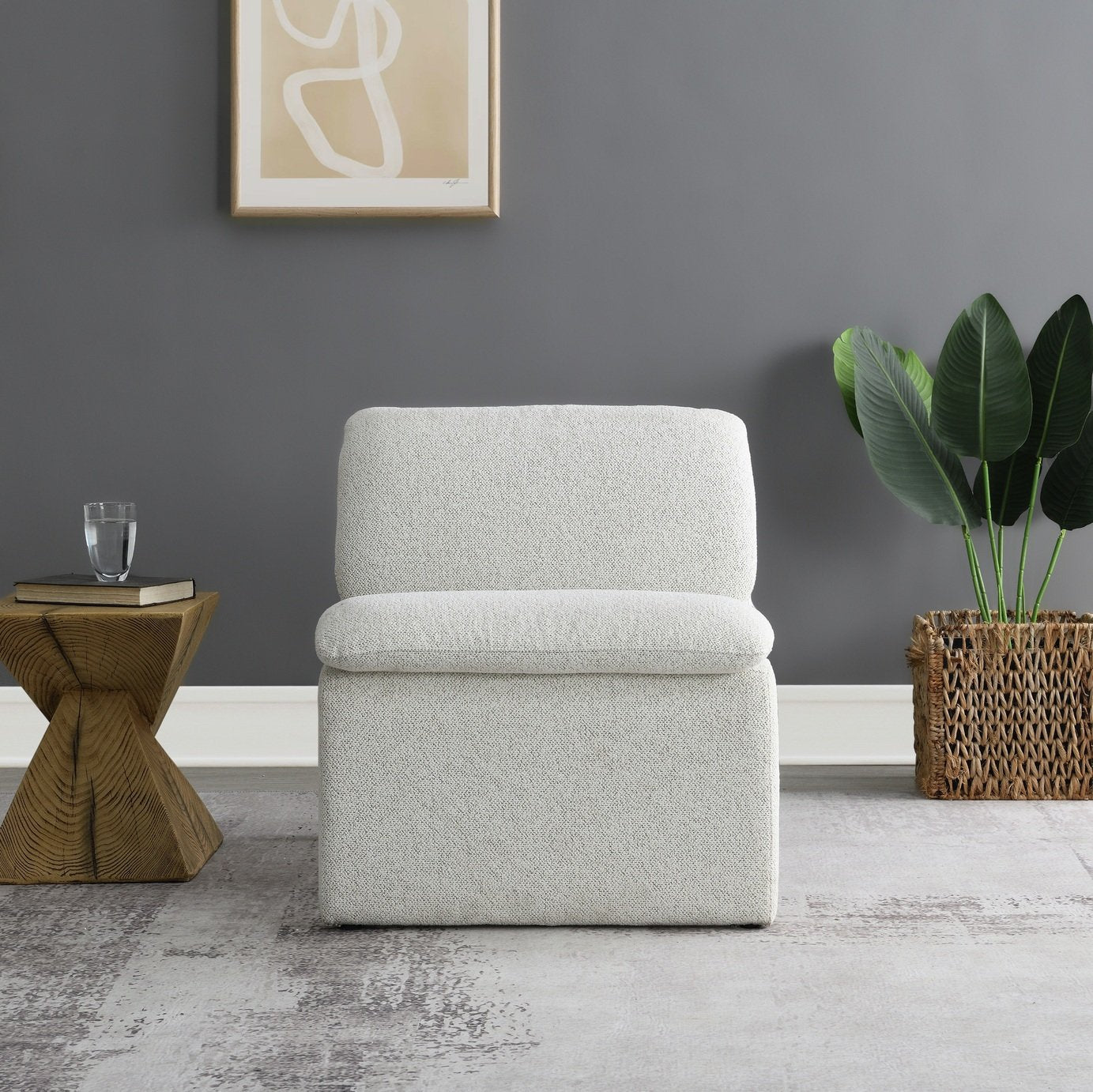 Sofa Source Mimi Accent Chair - Cream