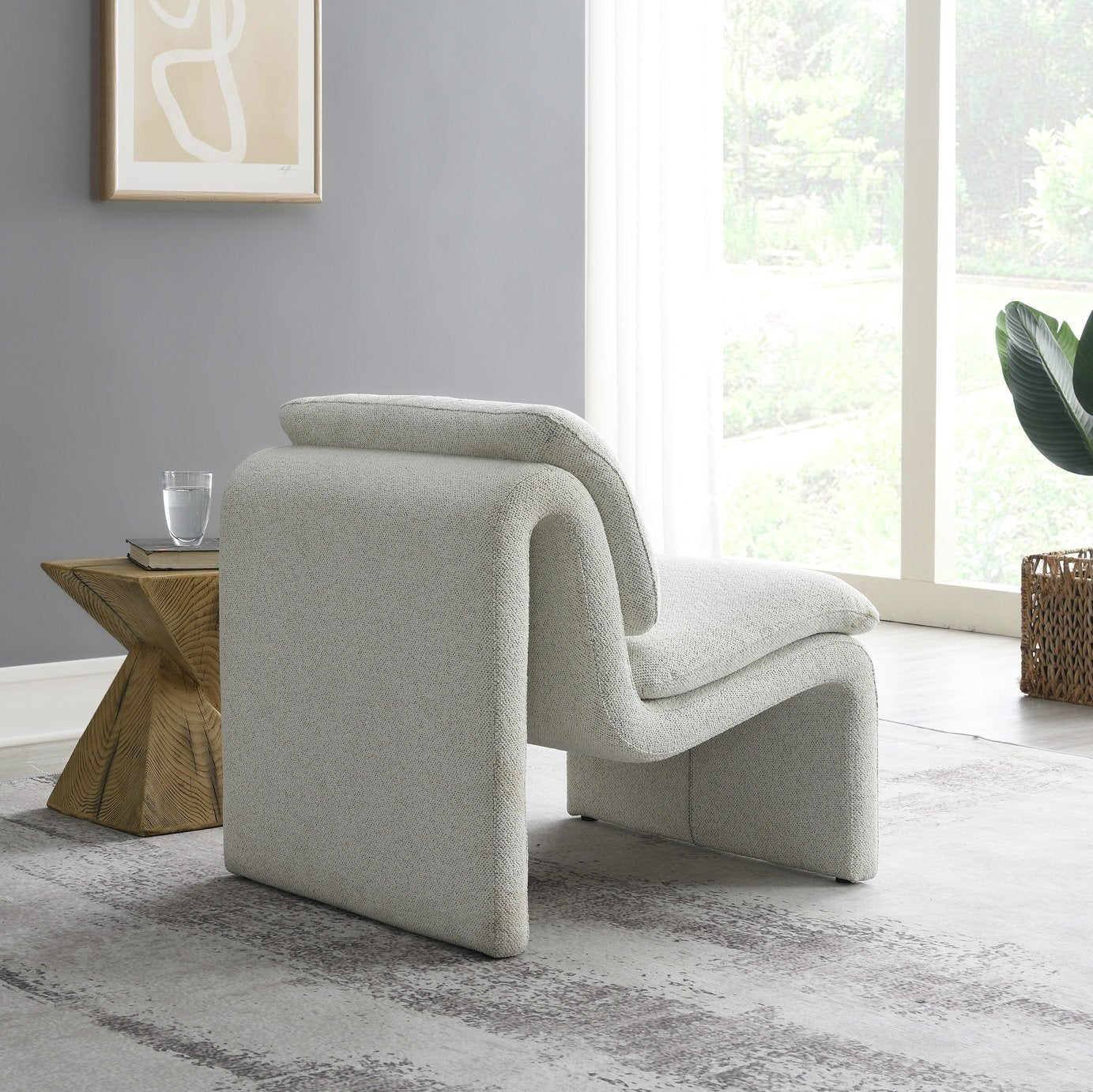 Sofa Source Mimi Accent Chair - Cream