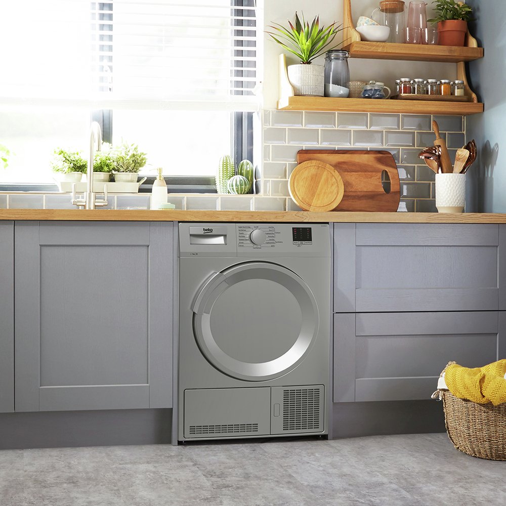 Beko DTLCE70051S 7KG Condenser Tumble Dryer - Silver