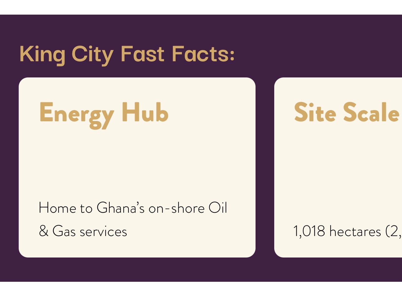 King City — 2515 Acres Serviced Plots for Sale — Masterplanned Mixed-Use City — Oil City Takoradi Ghana