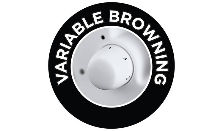 Russell Hobbs Textures 2 Slice White Plastic Toaster 21640