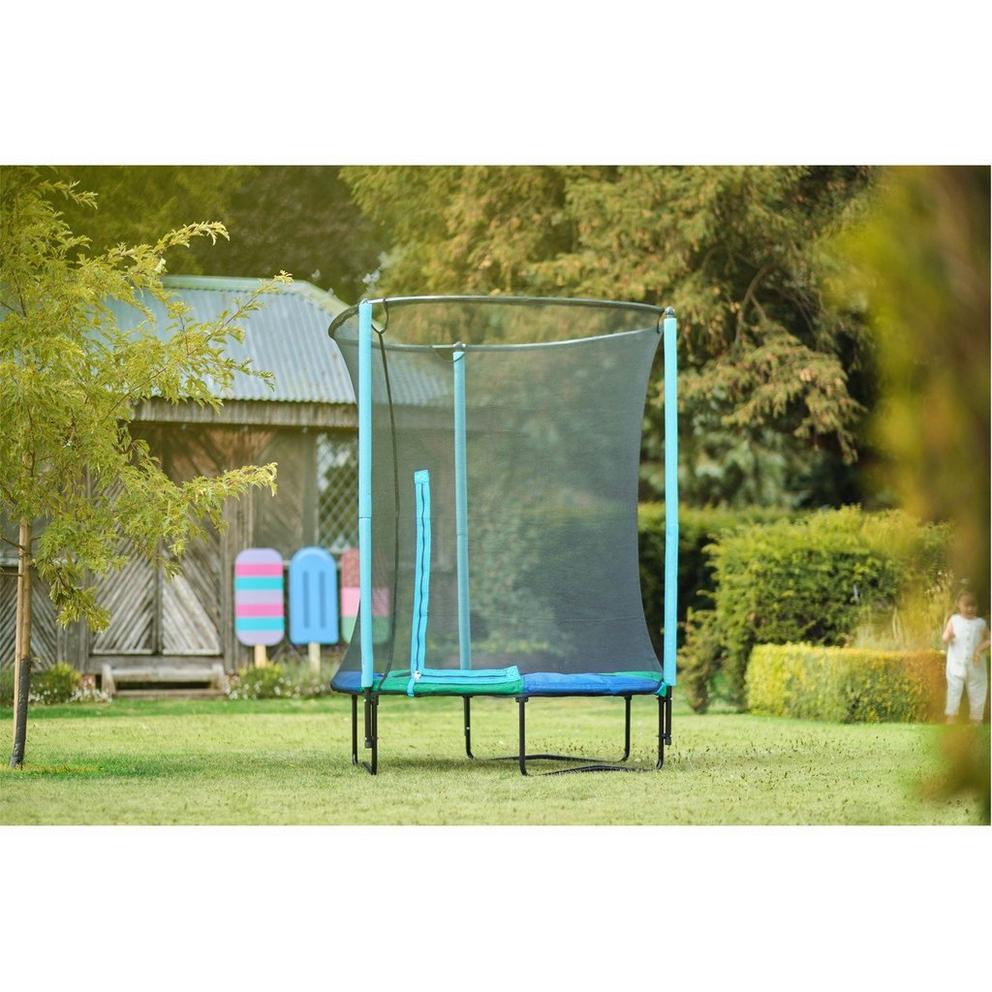 Plum Play Plum Junior Springsafe Trampoline & Enclosure - Blue/Green