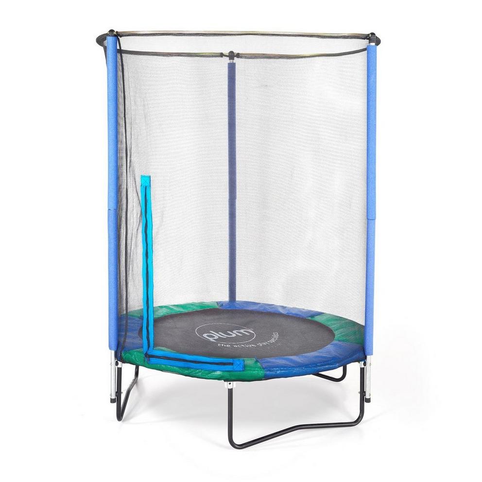 Plum Play Plum Junior Springsafe Trampoline & Enclosure - Blue/Green