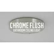 Argos Home Aspley Bathroom Flush to Ceiling Light - Chrome