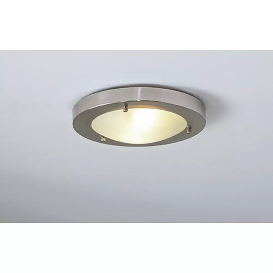 Argos Home Aspley Bathroom Flush to Ceiling Light - Chrome