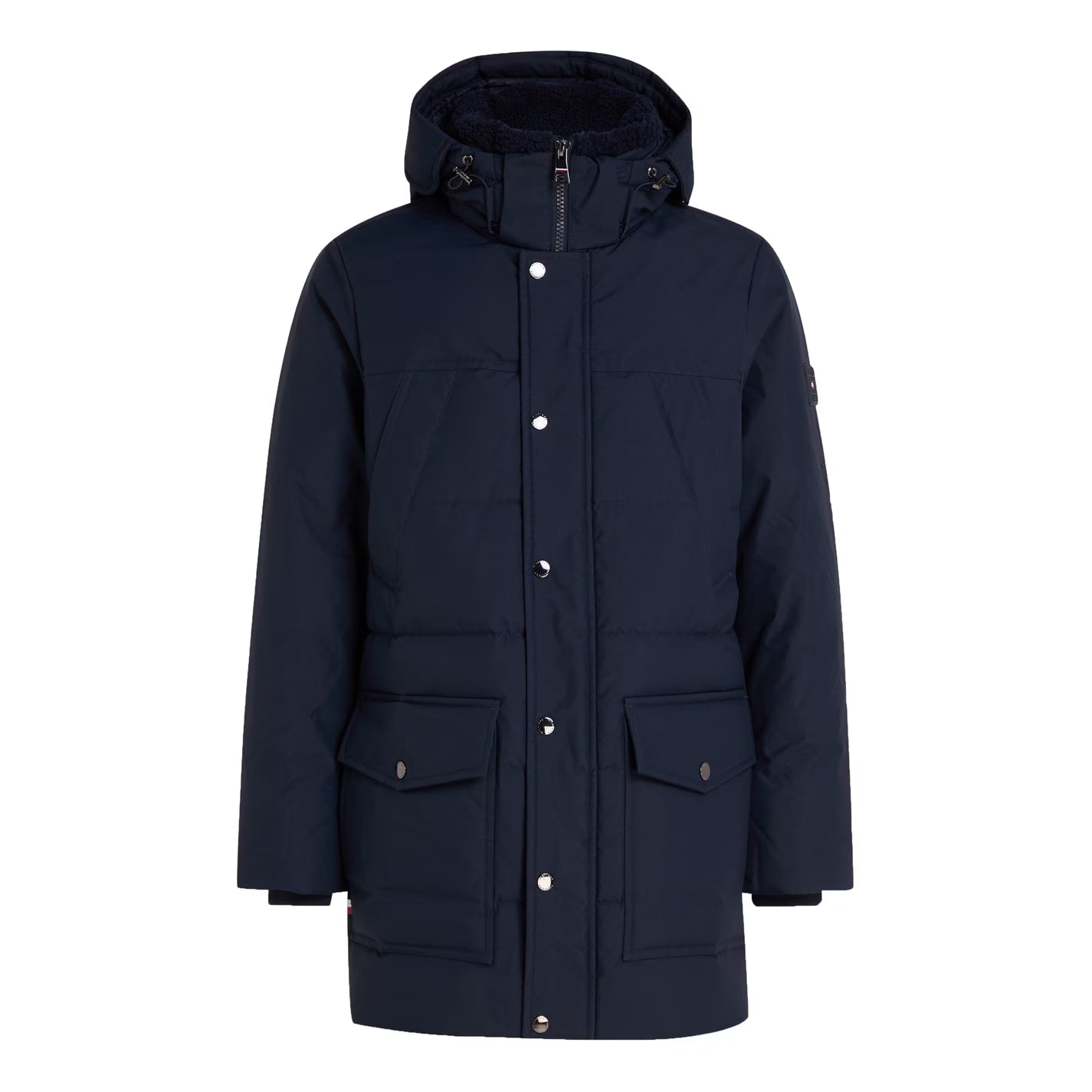 Men's Padded Utility DWR Hooded Thigh Length Parka