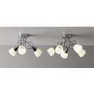 Argos Home Curico 5 Light Ceiling Light - Chrome & Glass