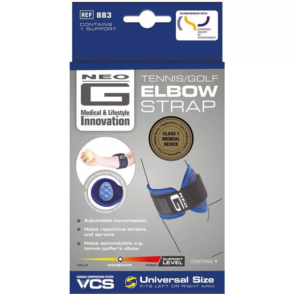 Neo G Tennis and Golf Elbow Arm Support - One Size