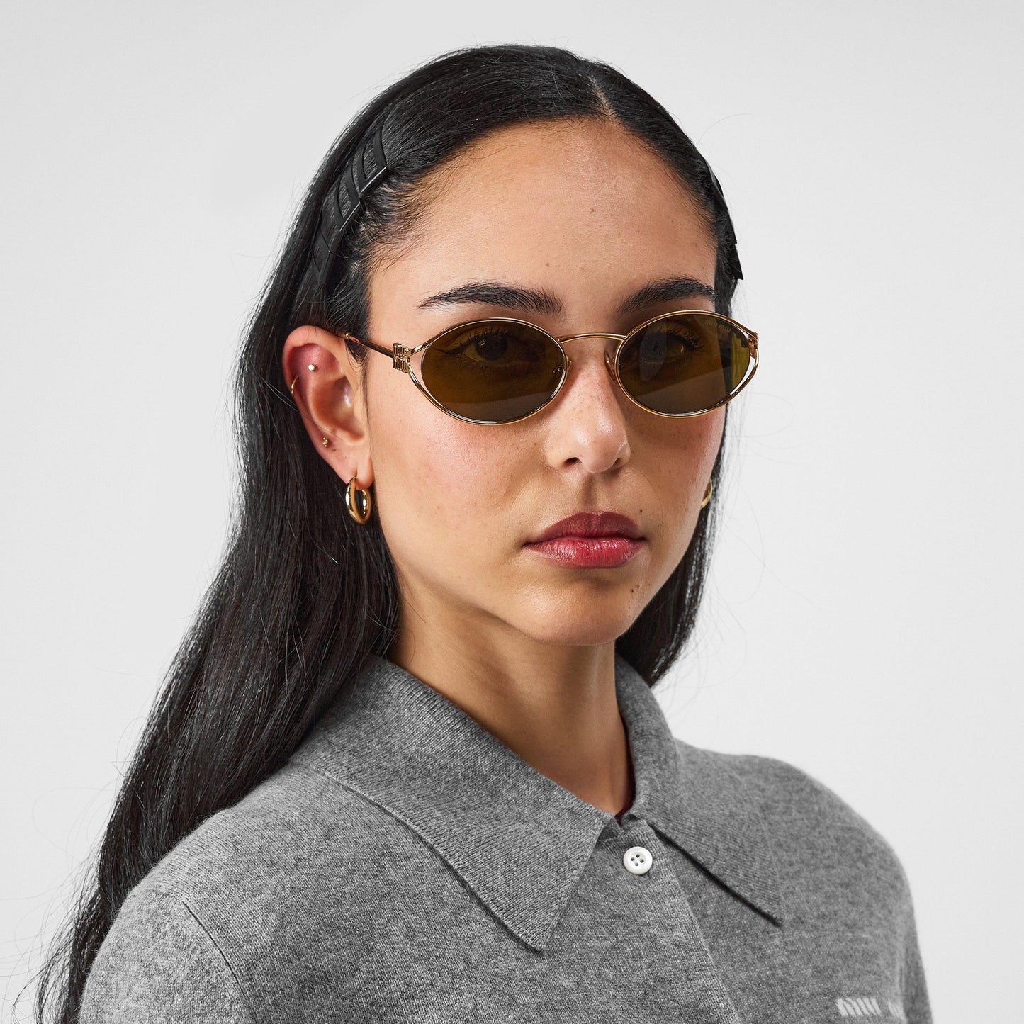 Miu Miu Women's Logo Sunglasses