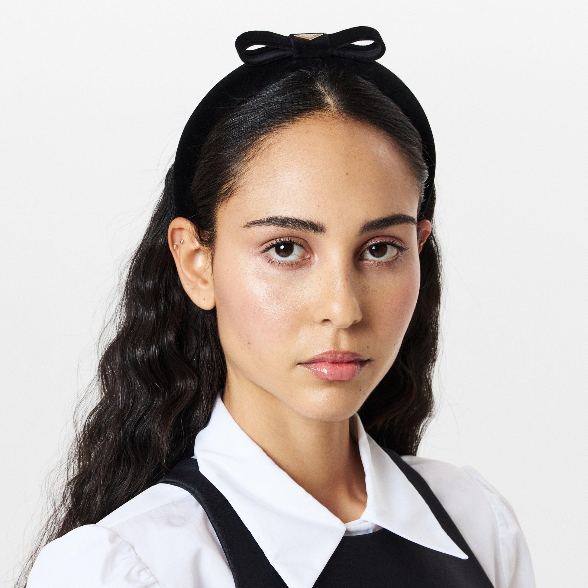 Prada Velvet Bow Headband