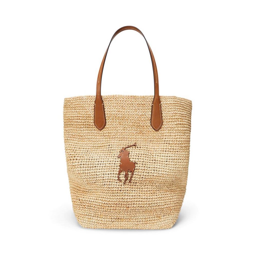 Polo Ralph Lauren Women's Natural Tote Bags
