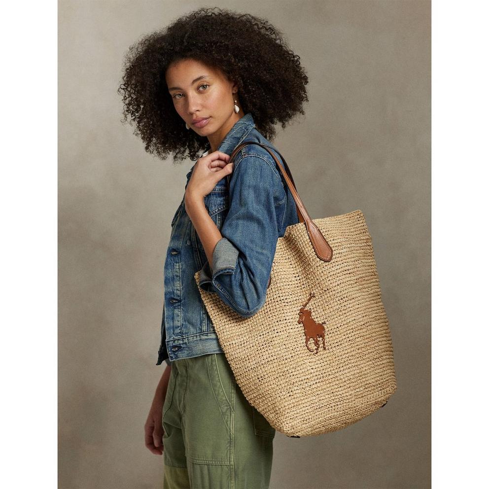 Polo Ralph Lauren Women's Natural Tote Bags