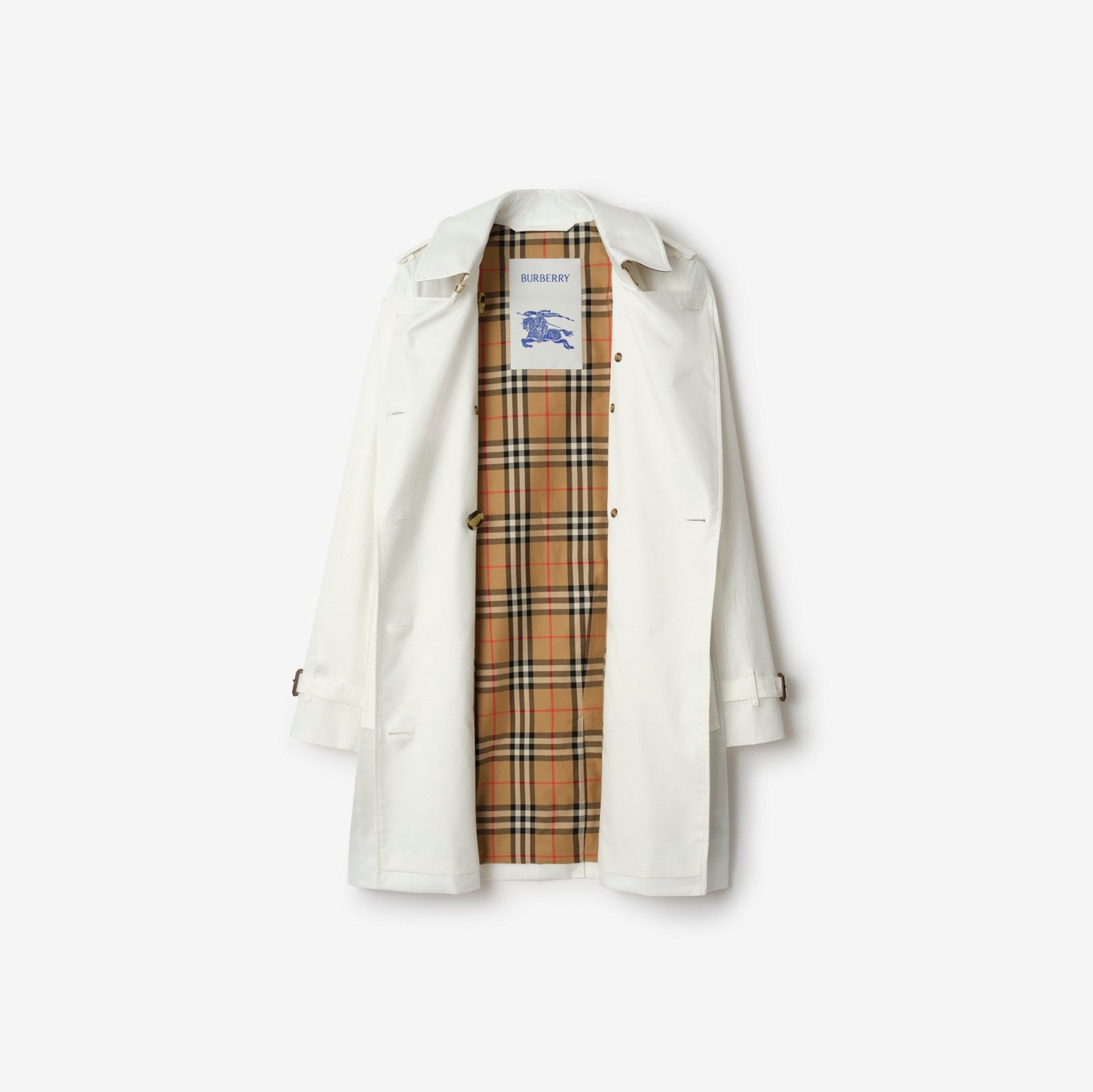 Short Tropical Gabardine Kensington Trench Coat