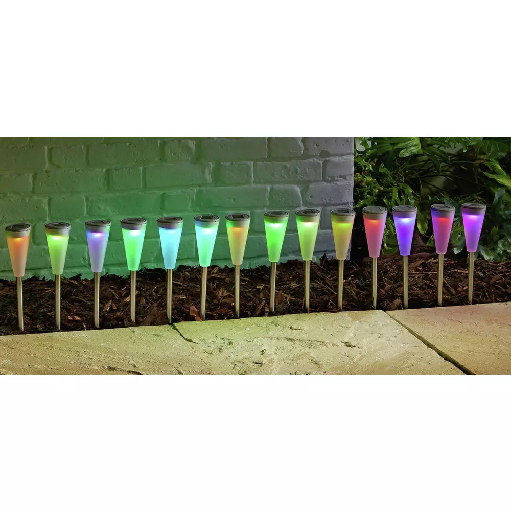 Garden by Sainsbury's Colour Change Solar Lights - Pack of 18