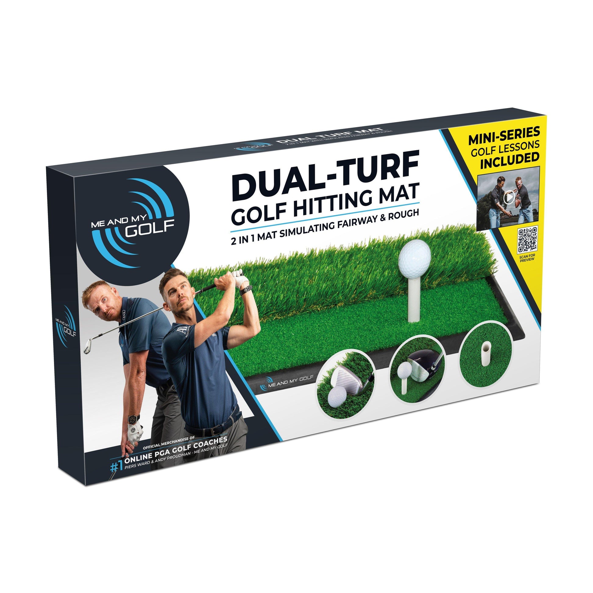 Me And My Golf Dual-Turf Golf Hitting Mat