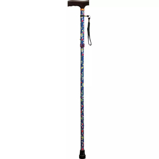 Aidapt Folding Walking Stick - Patterned