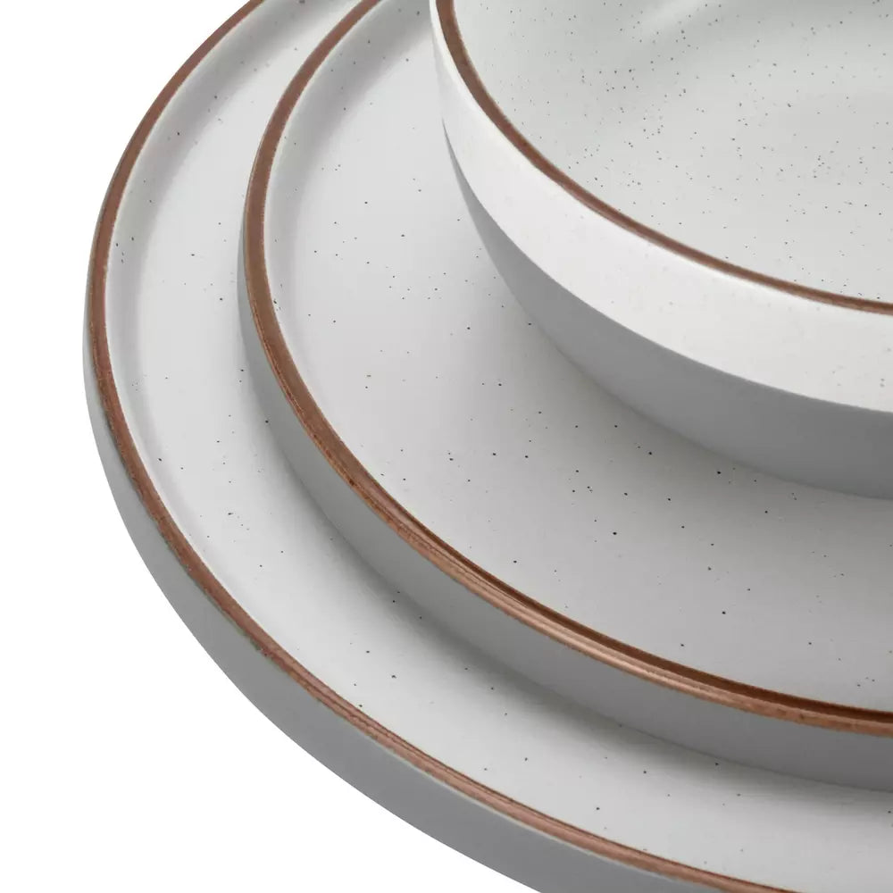 Habitat Loft Living Speckle 12 Piece Dinner Set - Grey