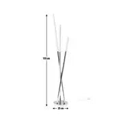 Argos Home Bubble 3 Light Floor Lamp - Chrome