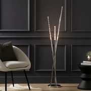 Argos Home Bubble 3 Light Floor Lamp - Chrome