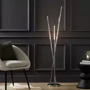 Argos Home Bubble 3 Light Floor Lamp - Chrome