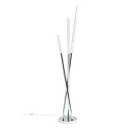 Argos Home Bubble 3 Light Floor Lamp - Chrome