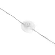Argos Home Bubble 3 Light Floor Lamp - Chrome