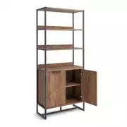 Habitat Nomad 2 Door Display Cabinet - Oak