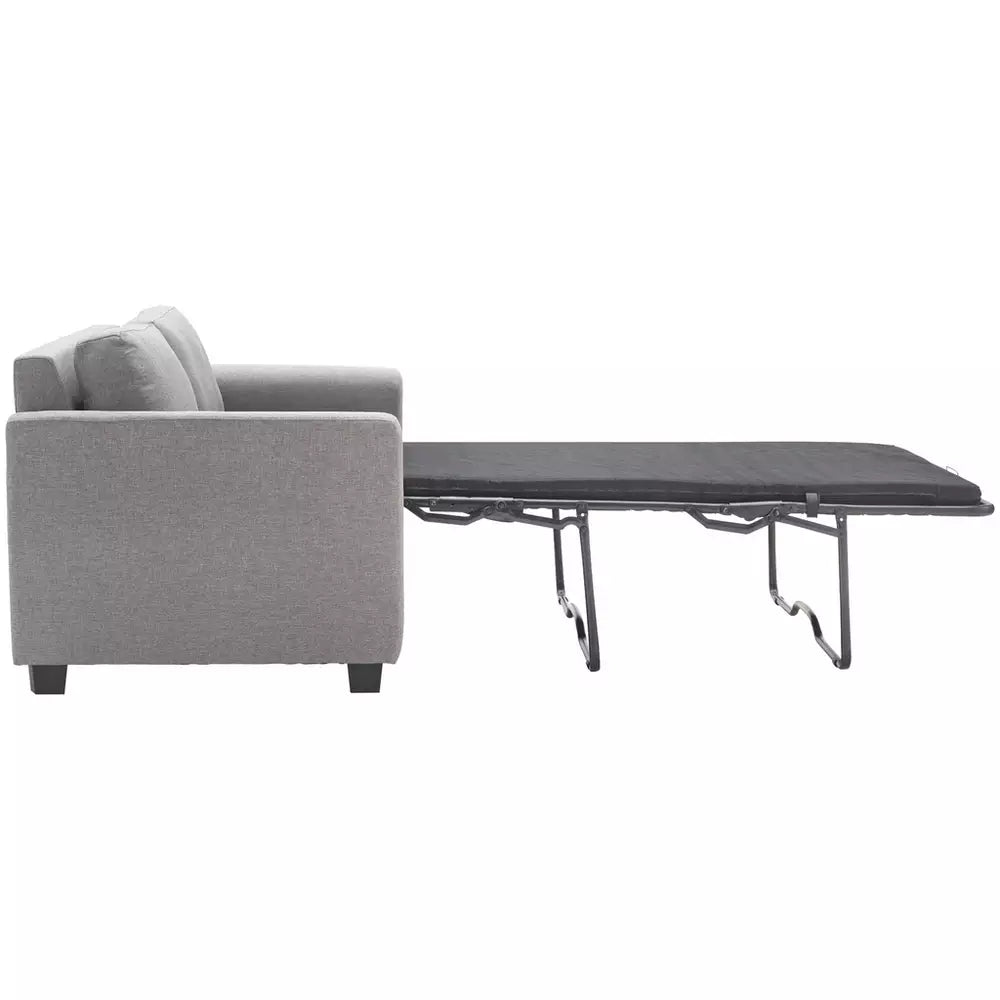 Habitat Apartment Fabric 2 Seater Sofa Bed - Light Grey