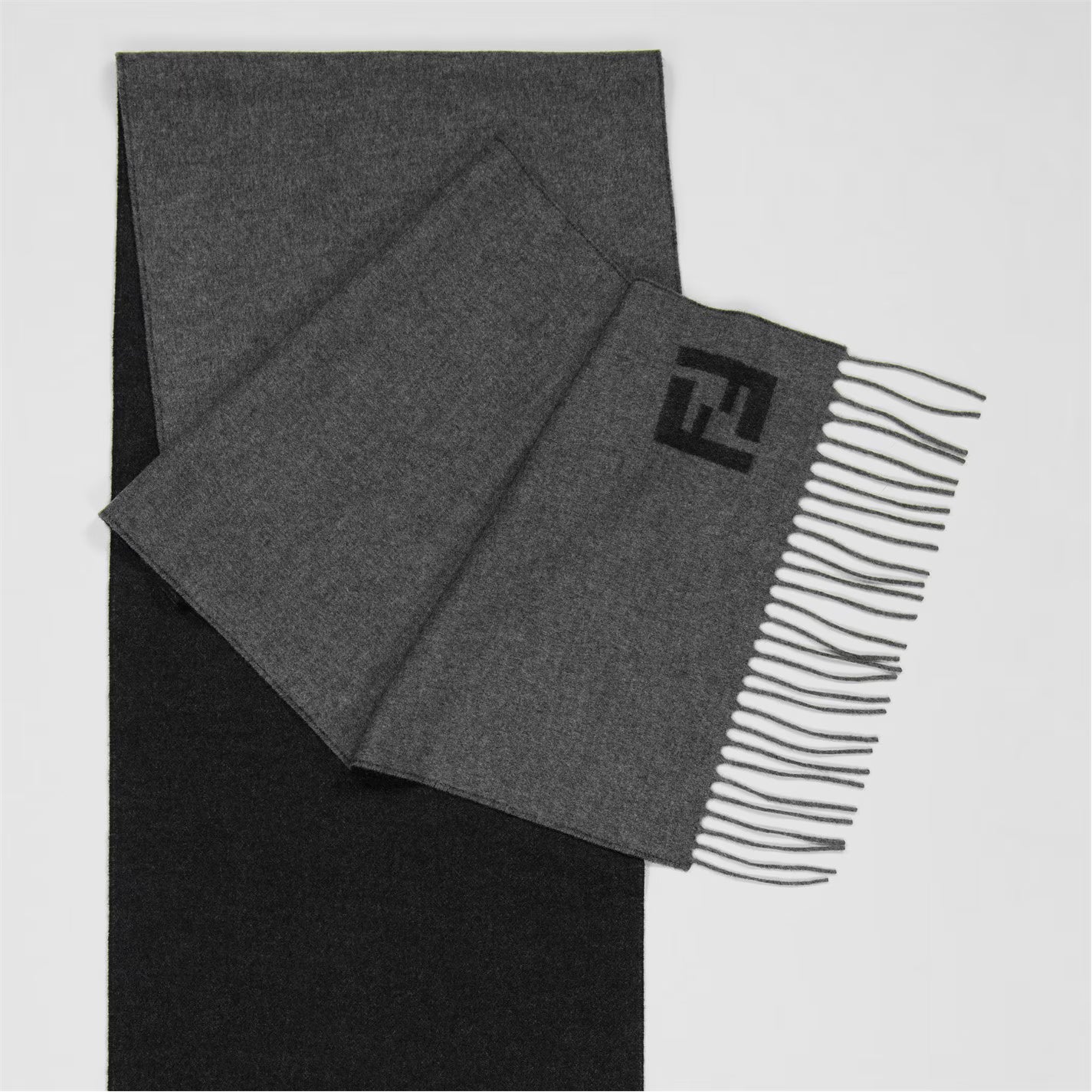 Mens FF Wool and Cashmere Scarf