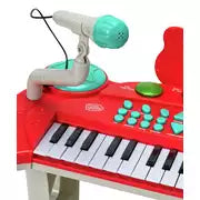 Chad Valley Keyboard Stand and Stool - Red