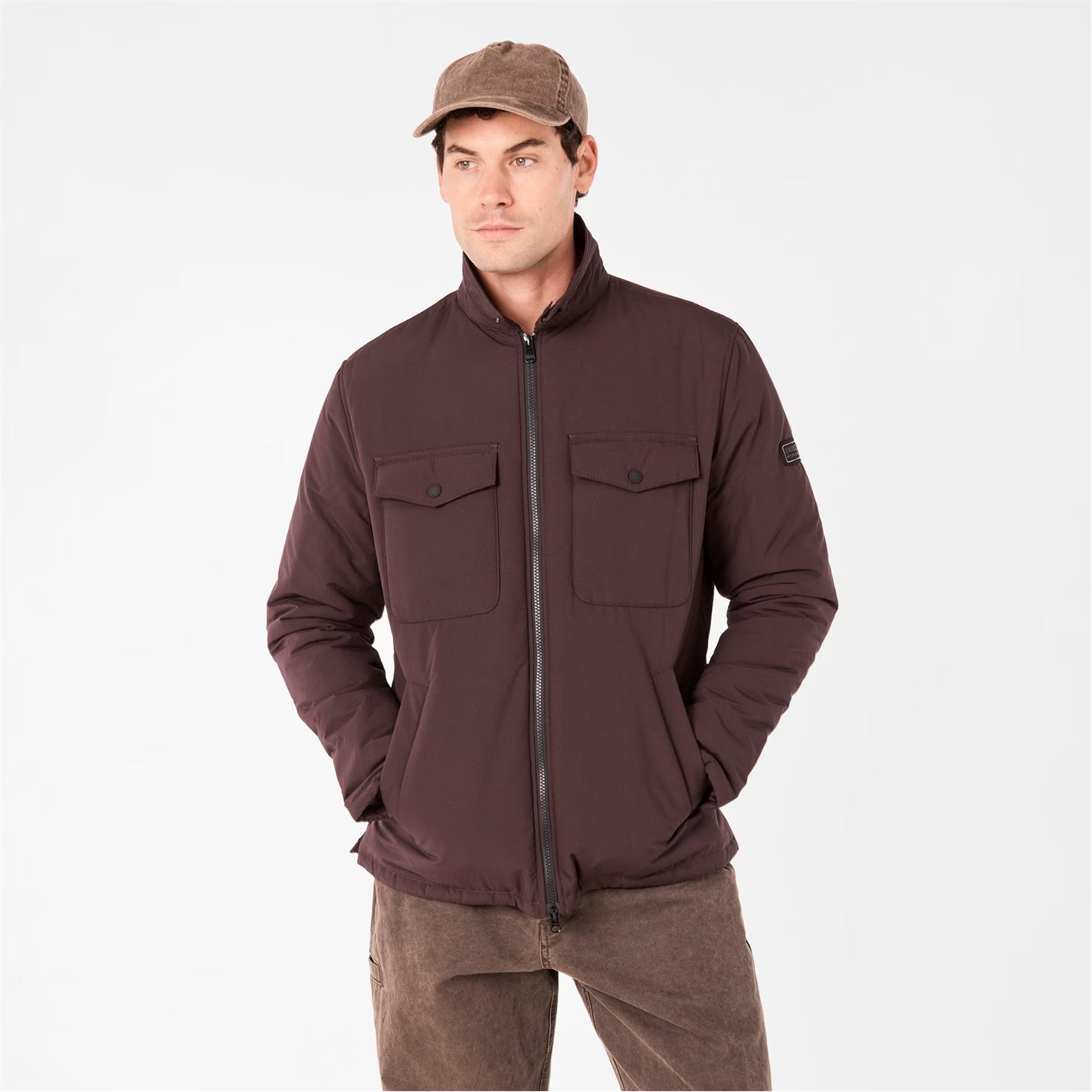 Men's Distill Quilted Long Sleeve Overshirt